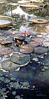 Steve Hanks Waterlilies in Bloom painting